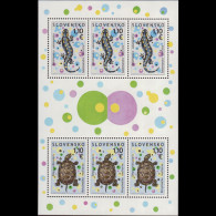 SLOVAKIA 2009 - Scott# 581A Sheet-Reptiles MNH - Ungebraucht