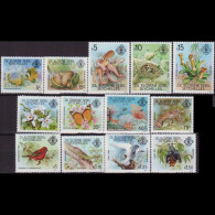 Z.E.S. 1981 - Scott# 1A/15A Wildlife Dated 1981 MNH - Seychelles (1976-...)