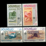 SEYCHELLES 1980 - #448-51 London-Currency Set Of 4 MNH - Seychelles (1976-...)