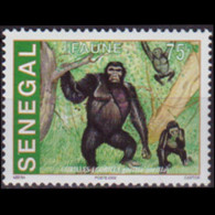 SENEGAL 2002 - Scott# 1527 Gorilla 75f MNH - Senegal (1960-...)