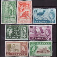 SARAWAK 1964 - Scott# 215/22 Local Life 1-25c MNH - Sarawak (...-1963)