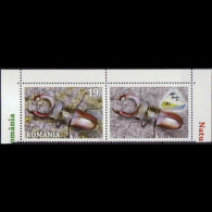 ROMANIA 2018 - Scott# 6161 Stag Beatle W/Lab. 19l MNH - Ongebruikt