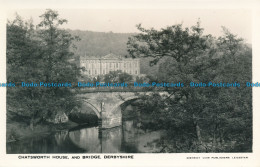 R135099 Chatsworth House And Bridge. Derbyshire. A. W. Bourne. RP - World