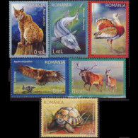 ROMANIA 2009 - Scott# 5125-30 Animals Set Of 6 MNH - Unused Stamps