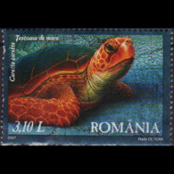 ROMANIA 2007 - Scott# 4918 Turtle 3.1l Used - Usati