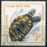 ROMANIA 1965 - Scott# 1719 Greek Tortoise 5b CTO - Oblitérés