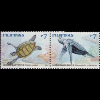 PHILIPPINES 2006 - Scott# 3018c-d Marine Turtles 7p MNH - Philippines