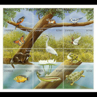 ZAMBIA 1999 - Scott# 828 Sheet-Wildlife MNH - Zambia (1965-...)