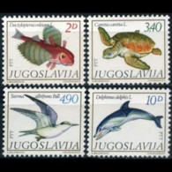 YUGOSLAVIA 1980 - Scott# 1473-6 Marine Life Set Of 4 MNH - Unused Stamps