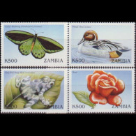 ZAMBIA 1999 - Scott# 822-5 Wildlife Set Of 4 MNH - Zambia (1965-...)