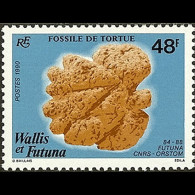 WALLIS 1990 - Scott# 389 Fossiled Tortoise Set Of 1 LH - Otros & Sin Clasificación