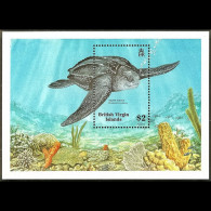 VIRGIN IS. 1988 - Scott# 630 S/S Trunk Turtle MNH - Britse Maagdeneilanden