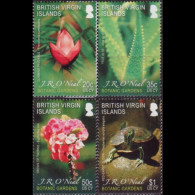 VIRGIN IS. 2009 - #1101-4 Botanic Gardens Set Of 4 MNH - British Virgin Islands