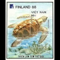 VIET NAM NORTH 1989 - Scott# 1971 S/S Turtle MNH - Vietnam