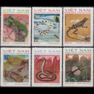 VIET NAM NORTH 1975 - Scott# 791/97 Reptiles 12x-1d MNH - Vietnam