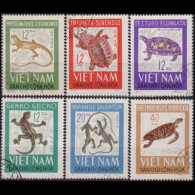 VIET NAM NORTH 1966 - Scott# 413-8 Reptiles Set Of 6 LH - Vietnam