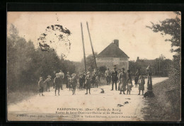 CPA Parfondeval, Entree Du Bourg  - Autres & Non Classés