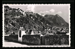 AK Vaduz, Ortsansicht Mit Bergen  - Liechtenstein