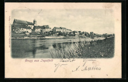 AK Jagstfeld, Blick Vom Flussufer Auf Den Ort  - Other & Unclassified