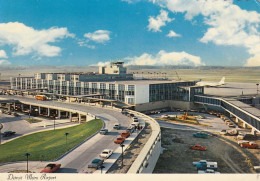 Airport Detroit Metropolitan Old Postcard L.C.Smith Terminal - Vliegvelden