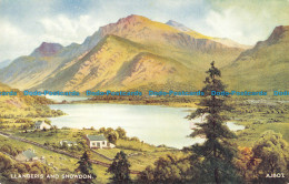 R135164 Llanberis And Snowdon. Valentines Series. Edward H. Thompson. Art Colour - World