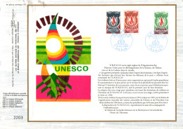 DOCUMENT FDC 1975 UNESCO - 1970-1979