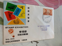 Hong Kong Stamp 1969 11/12/1969 Festival Exhibition - Lettres & Documents