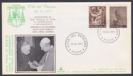 Vatican City 1971 Private Cover Pope Paul VI, Cardinal J Mindszenty, Hungary, Christianity, Christian, Catholic Church - Briefe U. Dokumente