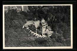 AK Hof / Saale, Restaurant-Café Theresienstein, Luftbild  - Sonstige & Ohne Zuordnung