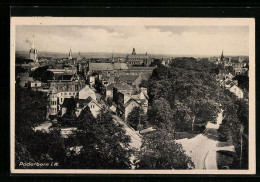 AK Paderborn I. W., Teilansicht Aus Der Vogelschau  - Paderborn