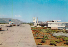 Airport Cilipi Dubrovnik Croatia Old Postcard JAT Convair Metropolitan 1975 - Vliegvelden