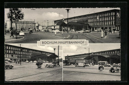 AK Bochum, Hauptbahnhof, Mehrfachansichten  - Bochum