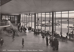 Airport Zurich Kloten Old Postcard 1956 - Aerodromes
