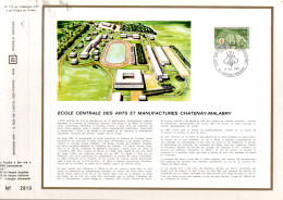 DOCUMENT FDC 1969 ECOLE CENTRALE ARTS ET MANUFACTURES - 1960-1969