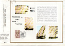 DOCUMENT FDC 1973 MUSEE POSTAL - 1960-1969