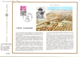 DOCUMENT FDC 1973 TONY GARNIER - 1960-1969