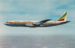 Ethiopian Airlines Boeing B707 Airline Issue Postcard - 1946-....: Modern Era