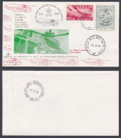 Italy 1976 Private Carried Cover Pope Paul VI, Helicopter Flight To Castel Gandolfo, Aircraft, Christianity - 1971-80: Poststempel