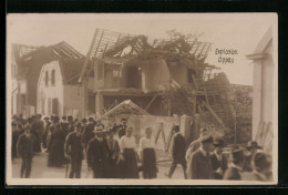 AK Oppau, Nach Der Explosion Eines Wohnhauses  - Catastrofi