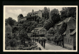 AK Schönberg B. Bensheim A. D. B., Blick Auf Das Schloss  - Bensheim