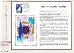 DOCUMENT FDC 1971 AIDE FAMILIALE RURALE - 1970-1979