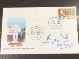 VIET  NAM ENVELOPE-F.D.C -(2002 ) 1 Pcs ENVELOPE Good Quality - Viêt-Nam