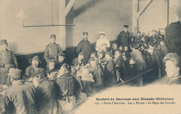 Asnières (92 Hauts De Seine) Société Secours Aux Blessés Militaires Repas Aux Inondés Donné Par La Croix Rouge Crue 1910 - Asnieres Sur Seine