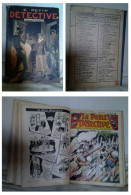 Livre Ancien : LE PETIT DETECTIVE - Album Relié II Des N° 29 à 54 – Ed. 1936 - PR - 1901-1940