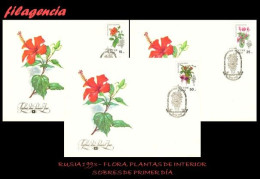 RUSIA SPD-FDC. 1993-05 FLORA. PLANTAS DE INTERIOR - FDC