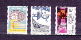 Série 3 Timbres Neuf** MNH Vietnam Viêt-Nam Du SUD 1973 Développement National YT VN-S 461 462 463 - Viêt-Nam