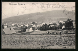 AK Obergurig, Ortsansicht Aus Der Vogelschau  - Autres & Non Classés