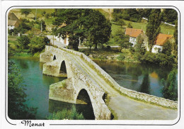 PONT - LE VIEUX PONT ROMAIN DE MENAT PUY DE DOME - EDITION DU LYS CLERMONT FERRAND, VOIR LE SCANNER - Puentes