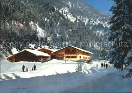 72103455 Kreuth Tegernsee Restaurant Cafe Schwaigeralm Im Winter Kreuth Tegernse - Autres & Non Classés