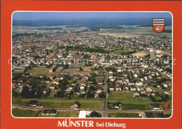 72102593 Muenster Dieburg Fliegeraufnahme Muenster - Autres & Non Classés